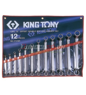 Bộ cờ lê vòng 12 chi tiết 6-32mm Kingtony 1712MR
