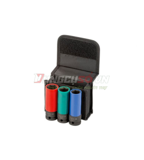 Bộ 3 đầu khẩu 1/2″ Bosch 2608551102