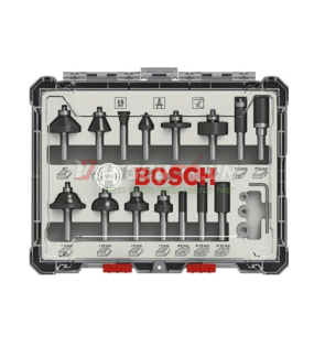 Bộ mũi phay hỗn hợp 15 món (Mới)