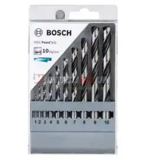 Bộ mũi khoan HSS 10mũi,1-10 mm