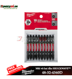 Mũi Khoan Hai Đầu SHOCKWAVE™ Milwaukee 48-32-4360D