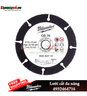 Lưỡi cắt đa năng 76mm Milwaukee 4932464716