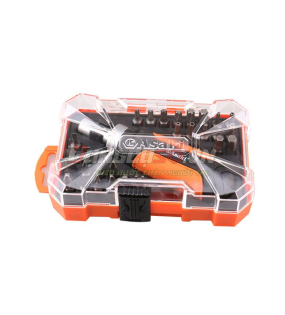 Bộ mũi vít & tay vặn 2 chiều 29 chi tiết Asaki AK-6360
