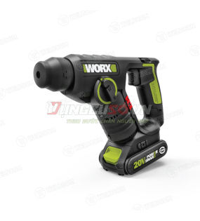 MÁY KHOAN BÚA WU380 DÙNG PIN LI-ION – WORX GREEN
