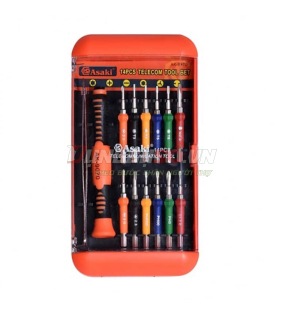 Bộ tua vít viễn thông 14 cây Asaki AK-9070
