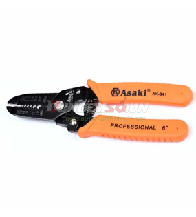 Kềm tuốt dây điện 6″/150mm Asaki AK-9101