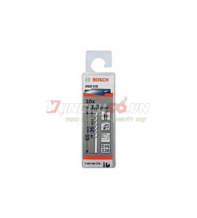 Mũi khoan INOX HSS-Co 3.3mm (hộp 10 mũi)