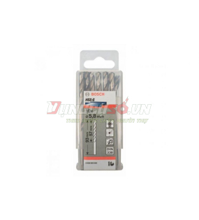 Mũi khoan sắt HSS-G 5.8mm (hộp 10 mũi)