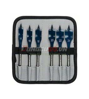 Bộ khoan gỗ đuôi cá 6 mũi Bosch 2608595424