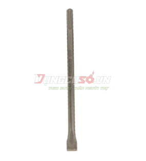 Mũi đục dẹt SDS-MAX 400mm (bộ 10 mũi) - mới, có vỏ chống rỉ