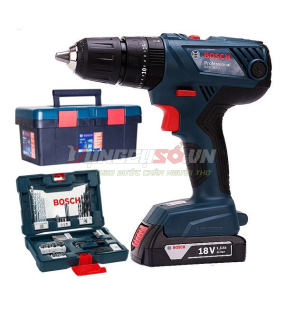 Máy khoan vặn vít động lực dùng pin 18V Bosch GSB 180-LI SET - 06019F83K2