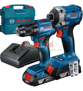 Bộ máy khoan vặn vít pin GDR 18V-215 & GSB 185-LI