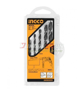 Bộ 5 Mũi Khoan Gỗ INGCO AKDB5055