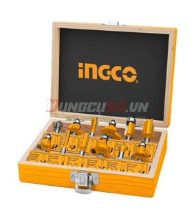 Bộ 12 mũi phay gỗ INGCO AKRT12141