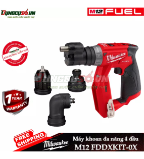 Máy khoan đa năng 4 đầu Milwaukee M12 FDDXKIT-0X (bare)