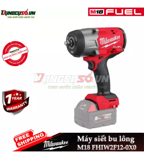 Máy siết bu lông 2169Nm 1/2 inch Milwaukee M18 FHIW2F12