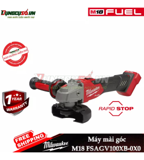 Máy mài góc 100mm Milwaukee M18 FSAGV100XB-0X0