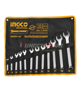 Bộ 12 cờ lê vòng miệng 6-32mm INGCO HKSPA1143
