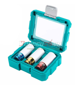 Bộ 3 đầu tuýp lục giác Total THMLNS031