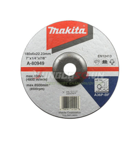 Đá mài thép A 36P 180x6x22.23mm Makita A-80949