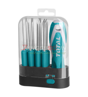 Bộ tua vít đa năng 9 chi tiết Total THT250906
