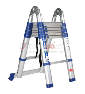 Thang rút đôi 3.2×3.2m đai xanh Nakata TYB640