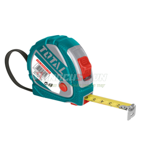 Thước kéo thép nền vàng 10x25mm Total TMT126101