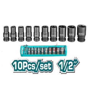 Bộ 10 đầu tuýp Impact DR 1/2 in Total THISTD12101