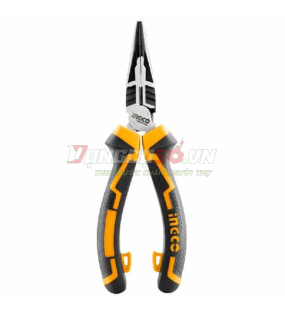 Kềm Mũi Nhọn Mỏ Dài Cao Cấp 160mm INGCO HHLNP28160