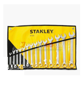 Bộ cờ lê vòng miệng 14 chi tiết hệ mét Stanley 87-036-1