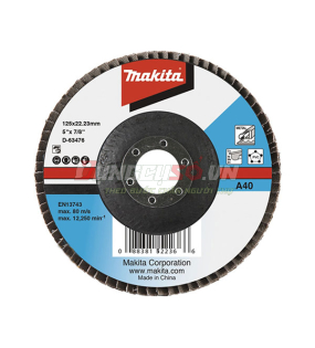 Đĩa nhám xếp sợi thủy tinh 125×22.23mm Makita D-63476