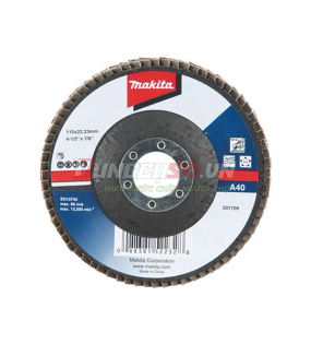 Đĩa nhám xếp sợi thủy tinh 125×22.23mm Makita D-63498