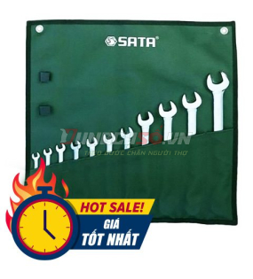 Bộ cờ lê vòng miệng 11 chi tiết Sata 09064