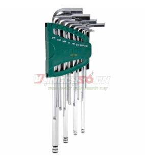Bộ lục giác bi 12 chi tiết Sata 09102
