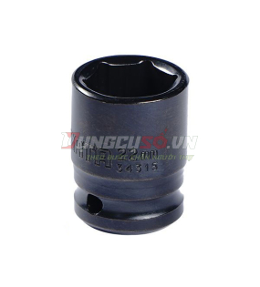 Đầu tuýp đen 6 cạnh 1/2in – 22mm Sata 34315