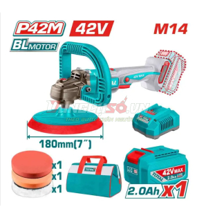 Máy đánh bóng không chổi than dùng pin TOTAL TAPLI42181 (42V)