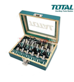 Bộ mũi phay gỗ 1/2″ 12.7mm Total TACSR0102121