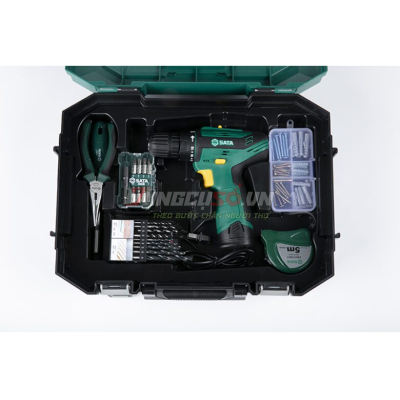 Bộ máy khoan pin 12V 66 chi tiết Sata 05152C