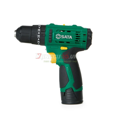 Máy khoan pin không chổi than 12V 2Ah Sata 05801