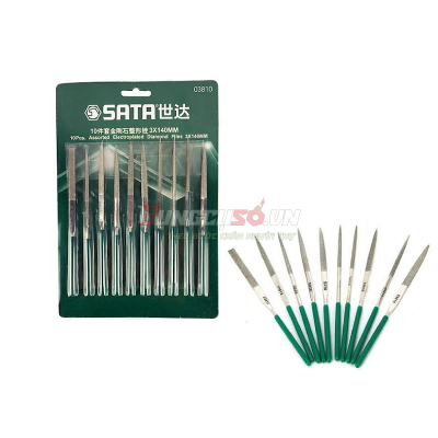 Bộ dao điêu khắc đa năng 10 chi tiết Sata 03810