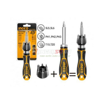 Bộ 8 tua vít INGCO AKISD0808