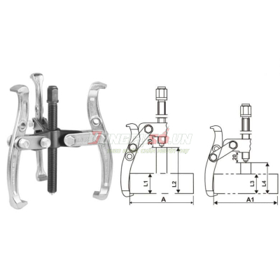 Cảo 3 Chấu 6in INGCO HGP08036