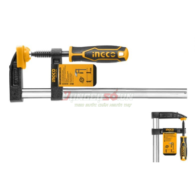 Kẹp gỗ chữ F 80×300 mm INGCO HFC020802