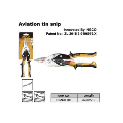 Kéo cắt tôn cắt thẳng 10in INGCO HTSN0110S