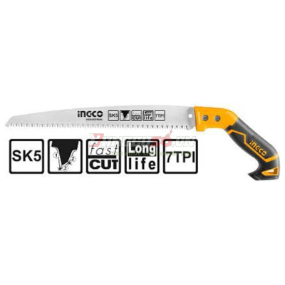 Cưa cành cầm tay lưỡi thẳng 300mm INGCO HPS3008