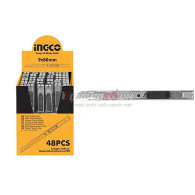 Dao rọc giấy 9x80mm INGCO HKNS1806