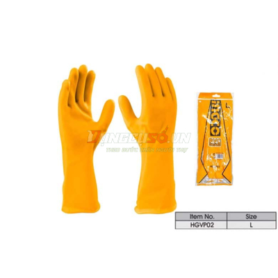 Găng tay PVC size L INGCO HGVP02