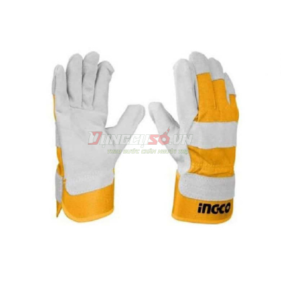 Găng tay vải da 10.5in INGCO HGVC01