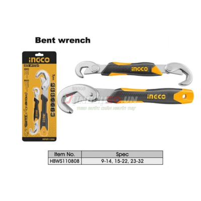 Bộ Mỏ Lết Đa Năng INGCO HBWS110808