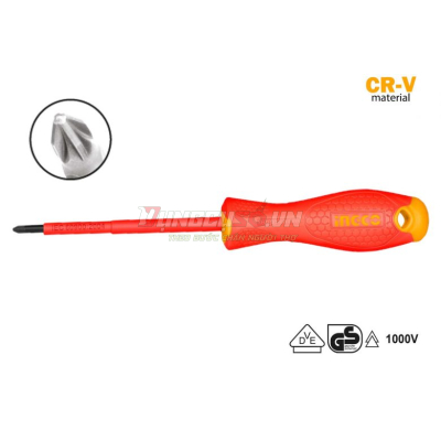 Tua vít bake PH0×60mm cách điện 1.000V INGCO HISD81PH060